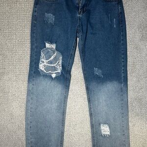 Men's Distressed Denim Jeans